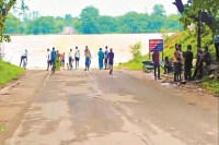 तेज बारिश से बाढ़ को लेकर अलर्ट जारी (Photo source- Patrika)