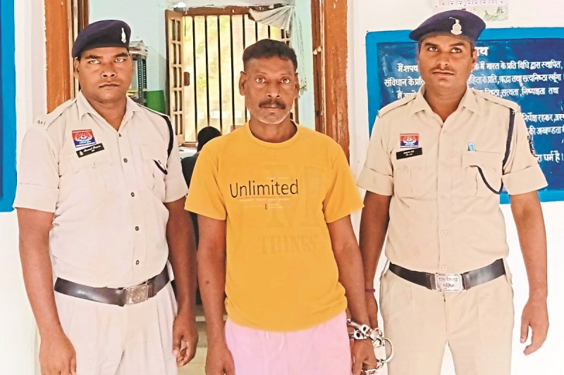 मंदिरों में चोरी करने वाला चोर गिरफ्तार (Photo source- Patrika)