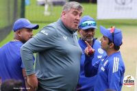 Gautam Gambhir with Oval pitch curator