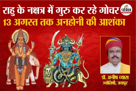 guru Gochar 2025 in Rahu nakshatra ardra