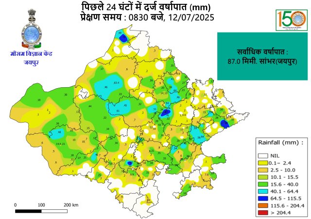 Rajasthan Mausam Update