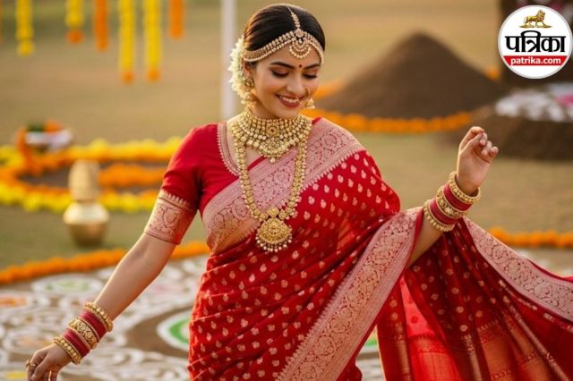 Saree colours to wear on Teejफोटो सोर्स – Gemini @AI