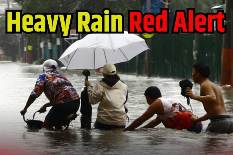Heavy rain red alert: Downpour warning in eight districts including East Delhi, weather may change anytime