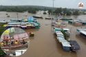 Bhilwara: Torrential rain triggers flood-like situation, boats seen on roads as
river water enters villages