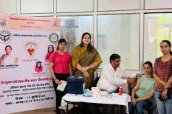 कैंसर से बचाव के लिए टीकाकरण अभियान के चक्र को नियमित रूप से संचालित किया जा रहा
है : प्रो. दिव्या रानी सिंह - image
