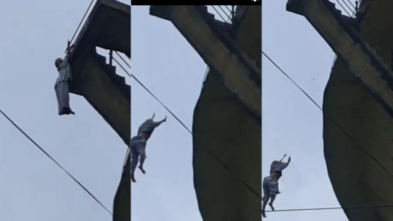 कानपुर में 70 फीट ऊंची टंकी से लटकी महिला को देख लोगों के खड़े हुए रोंगटे, हाथ
छूटा और महिला नीचे गिरी