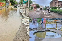 जयपुर में बारिश के बाद टूटी सड़कों ने खोली प्रशासनिक लापरवाही की पोल, जगह-जगह
गड्ढों से परेशान हुए लोग - image