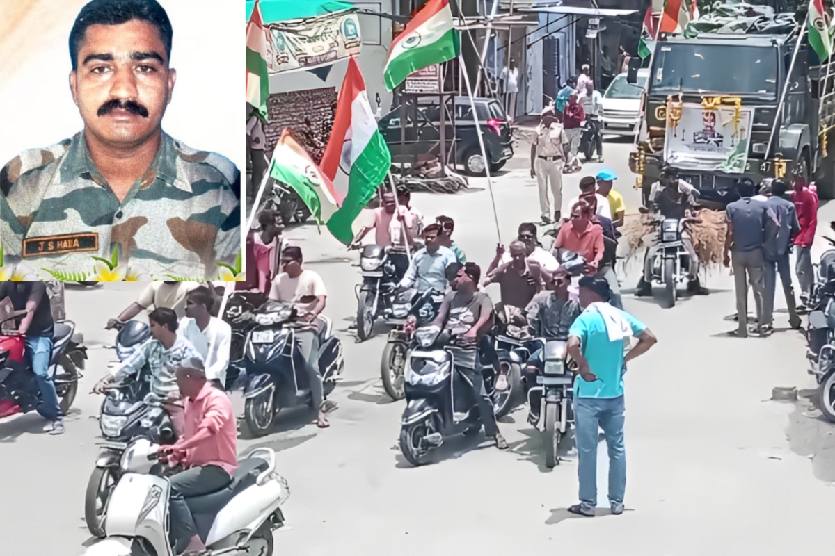 सैन्य सम्मान से हुआ जवान का अंतिम संस्कार, 10 दिन पहले ही मनाया था 40वां बर्थडे,
दर्दनाक हादसे हुई थी मौत