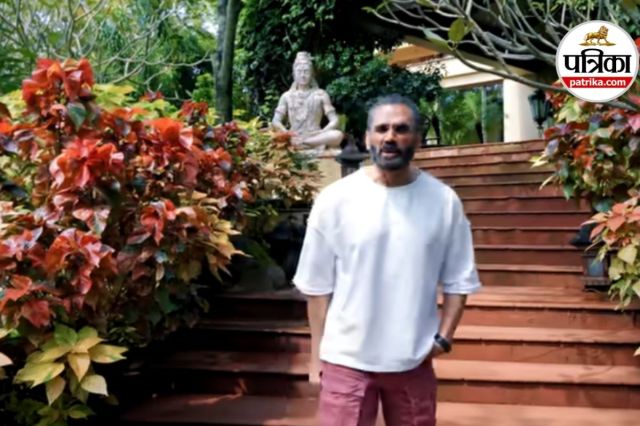 Suniel Shetty home tourफोटो सोर्स – Asian Paints/YT