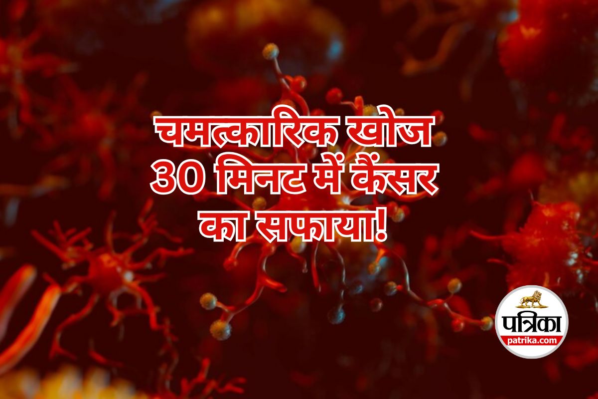 Kills Cancer in 30 Minutes : 30 मिनट में कैंसर खत्म कर सकती हैं ये चीज,
वैज्ञानिकों का दावा