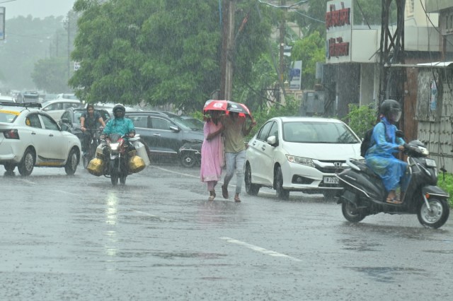 heavy rain