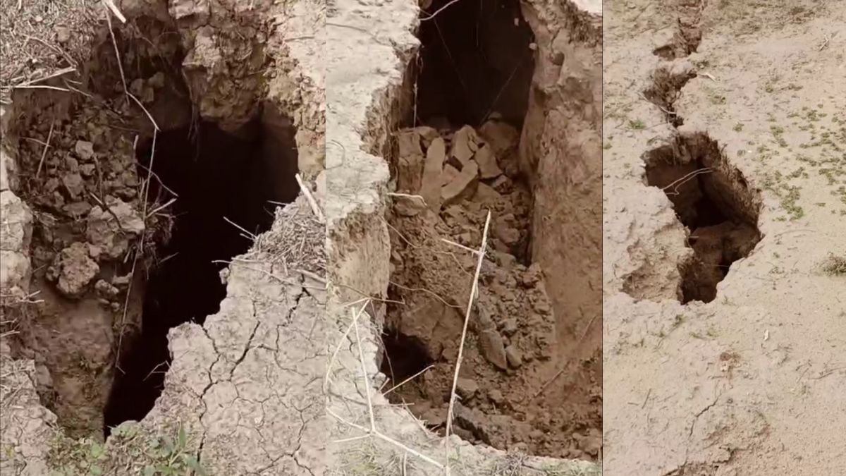 Land collapsed in Barmer
