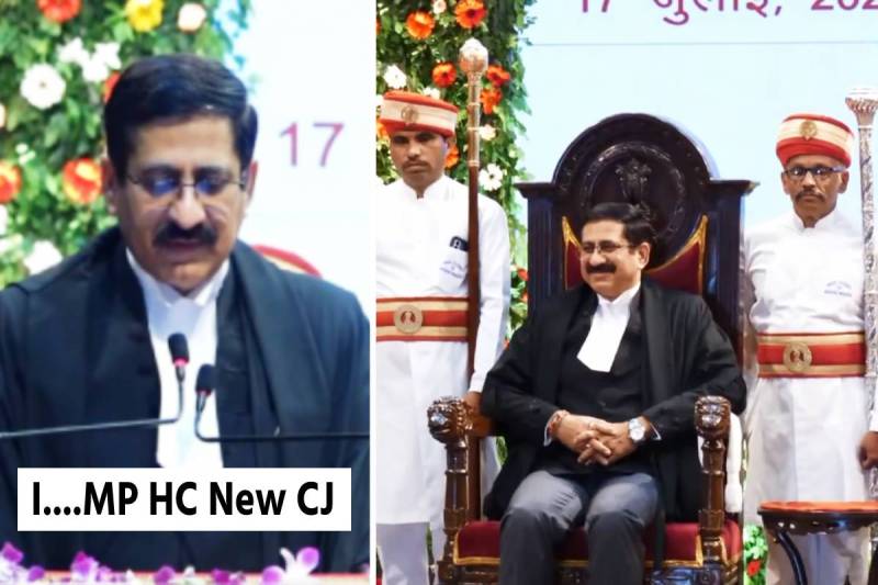 MP HC New Chief Justice Sanjeev Suchdeva Oath Taking CEremony Rajbhawan