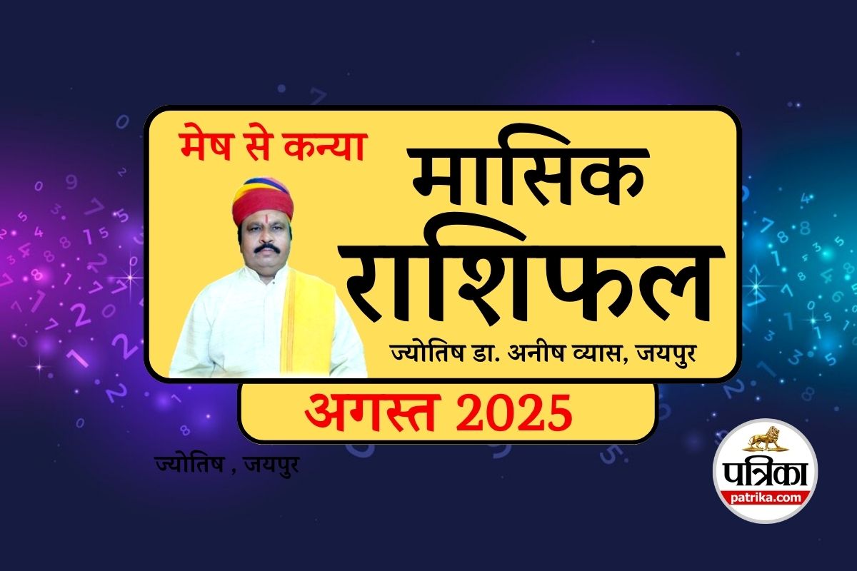 Monthly Horoscope August 2025 : सूर्य का सिंह में गोचर, अगस्त 2025 में इन
राशियों के लिए खुलेंगे तरक्की के द्वार - image