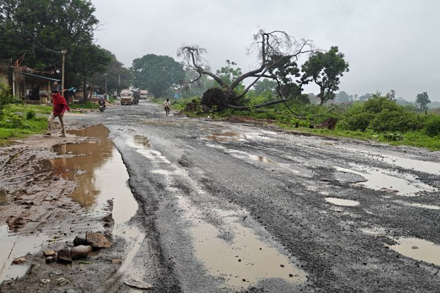 Four lane road