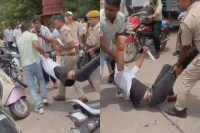 NSUI protests JNV University in Jodhpur