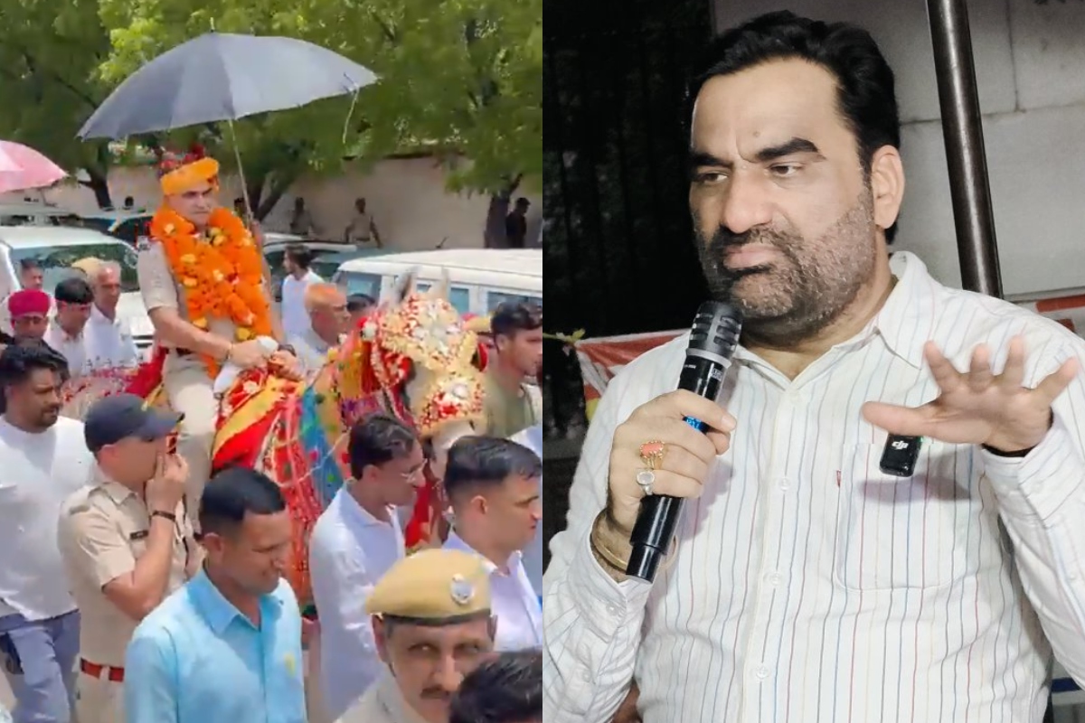 Rajasthan: नागौर SP की शाही विदाई पर बवाल, सांसद बेनीवाल बोले- ‘ठुमके लगाने
वालों में से अधिकतर हिस्ट्रीशीटर…’