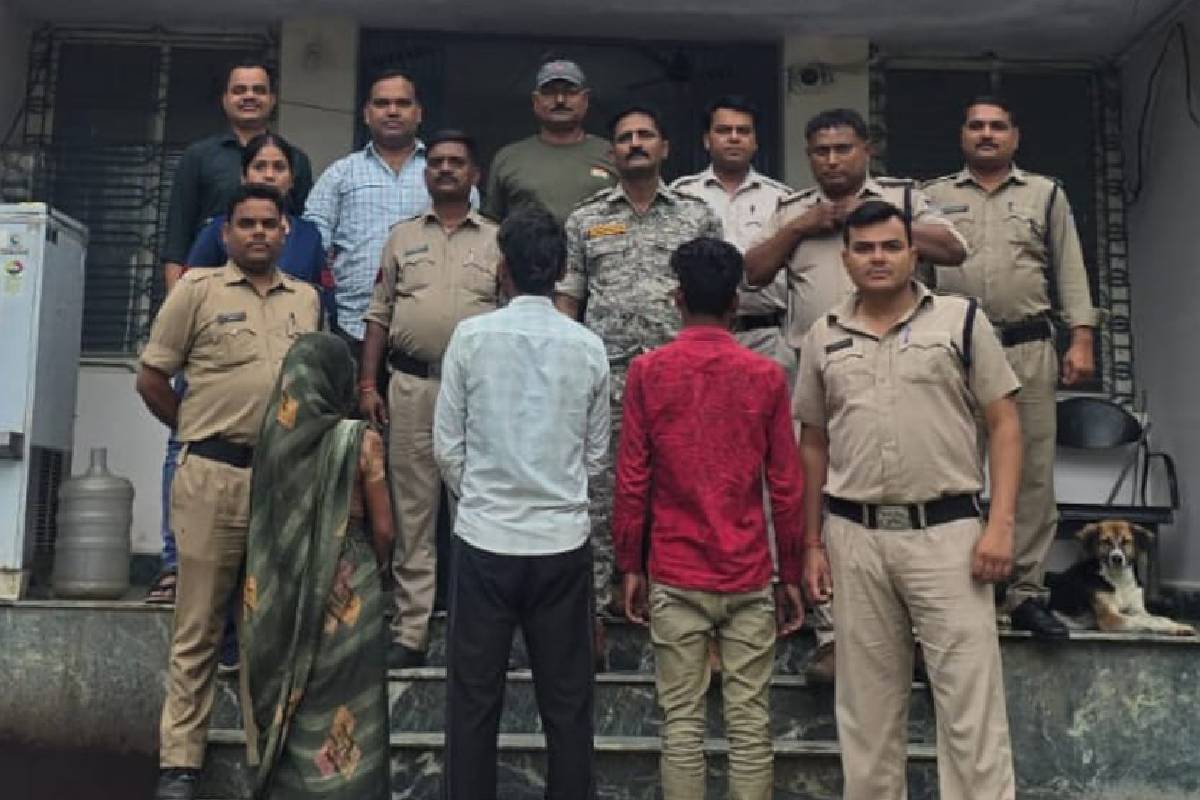हत्या करने वाले पति, पत्नी और बेटा गिरफ्तार, जेल भेजा