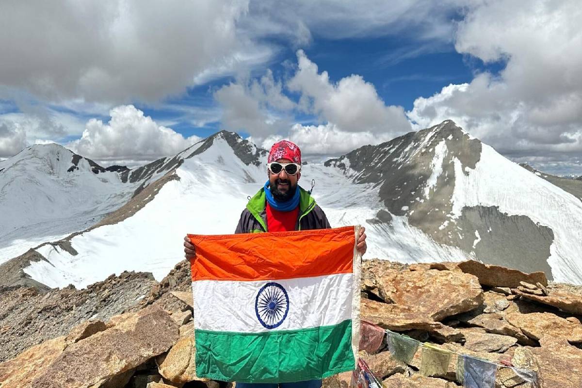 रत्नेश ने रचा नया कीर्तिमान, 3 दिन में फतह की लद्दाख की 4 चोटियां