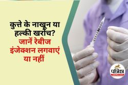 Rabies Injection : कुत्ते का नाखून या हल्का खरोंच लगने पर रेबीज का इंजेक्शन लेना
चाहिए या नहीं, जानिए - image
