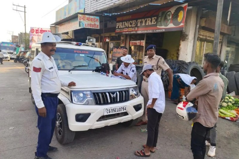 Raipur traffic police news