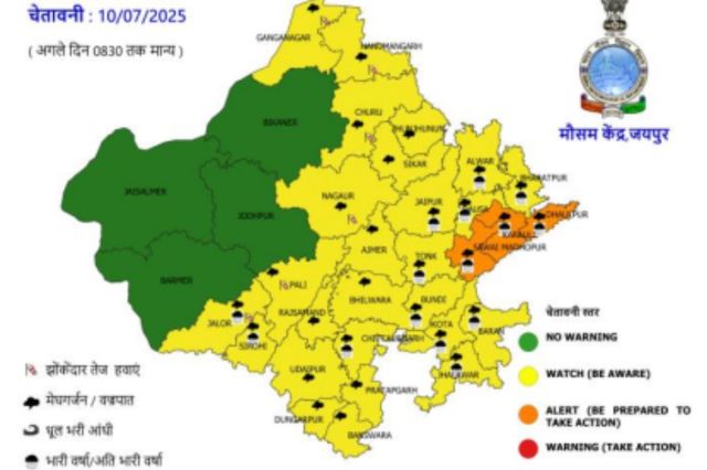 Rajasthan Weather Update
