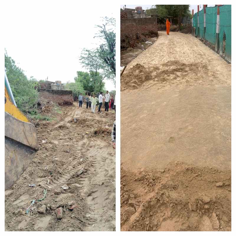 जयपुर जिले में खुलवाए गए 1 हजार 310 रास्ते, लाखों ग्रामीणों की राहें हुईं आसान। फोटो-पत्रिका।