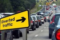Traffic diverted, Jaipur Traffic Diversion, JDA Drainage Work