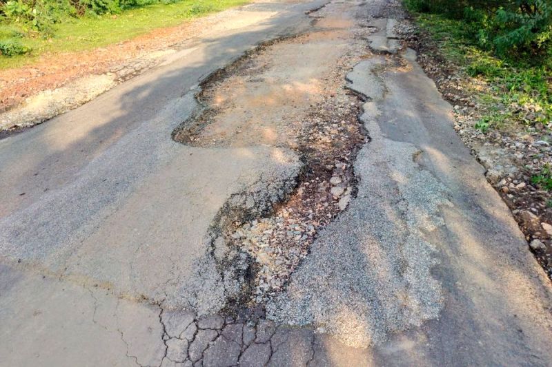 मानसून के पहले चरण में टूटी 582 किलोमीटर सड़कें