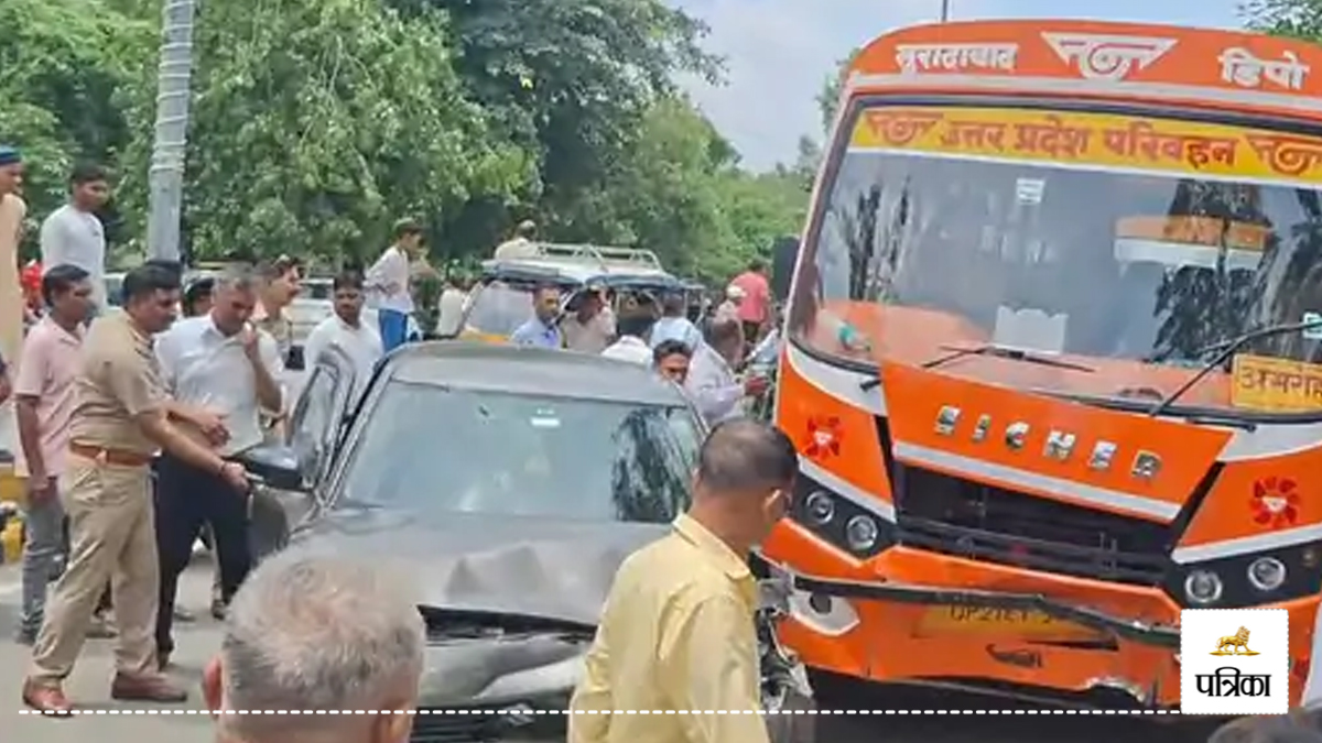 Roadways bus caused havoc in Amroha
