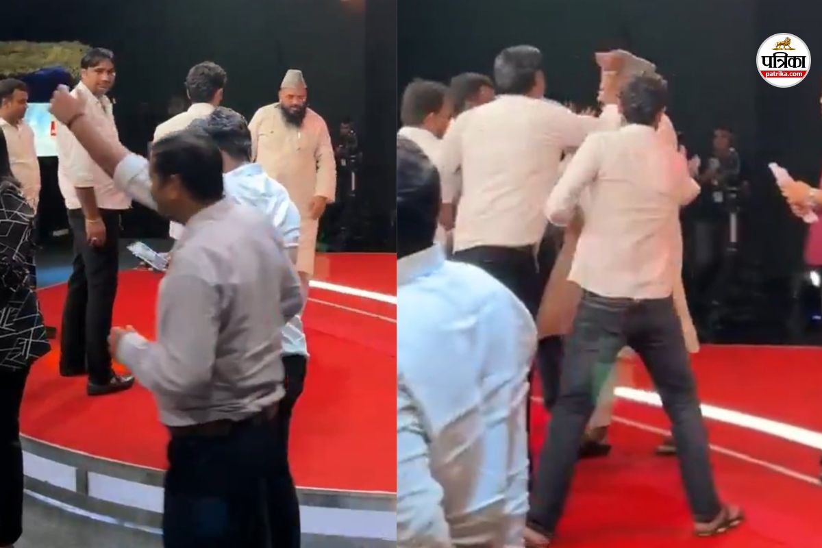 दे दनादन…डिंपल यादव पर अभद्र टिप्पणी करने वाले मौलाना साजिद रशीदी को सपा
कार्यकर्ताओं ने मारा थप्पड़, देखें वीडियो
