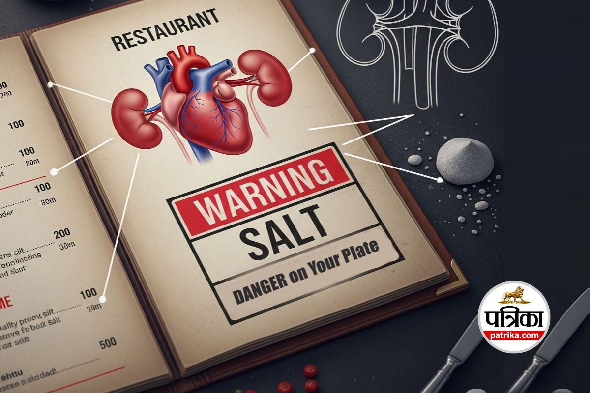 Salt Warning Labels on Restaurant Meal