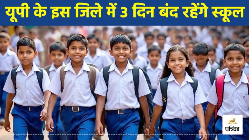 Schools Closed from nursery to class 12 for 3 days in Moradabad UP