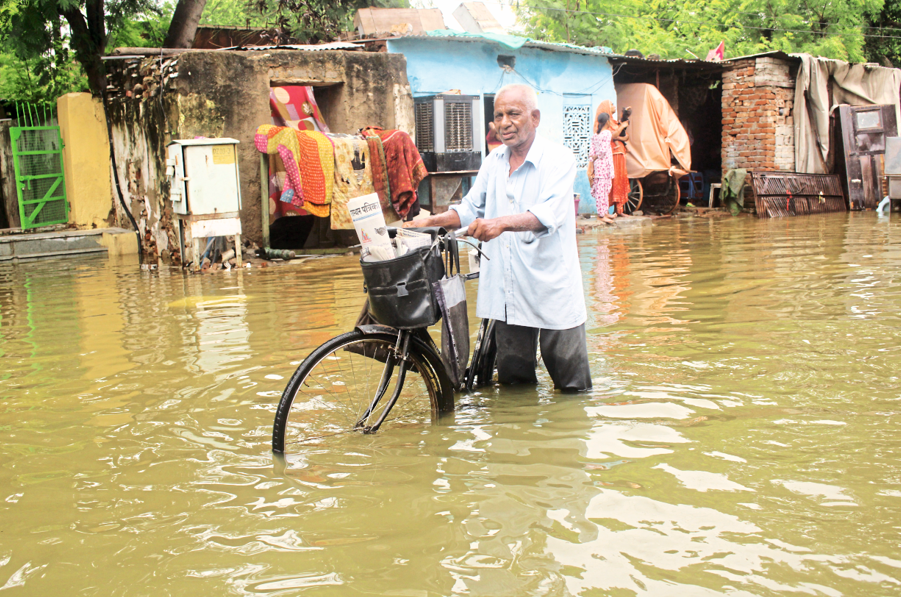 अजमेर में तीसरे दिन बाढ़