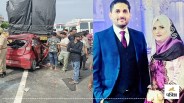 Soldier-wife lost their lives in accident in Amroha