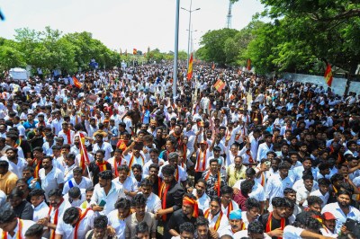 TVK Protest