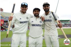 शुभमन गिल की कप्तानी में भारतीय टीम का बजा डंका, विदेशी सरजमीं पर दर्ज की अब तक
की सबसे बड़ी जीत - image