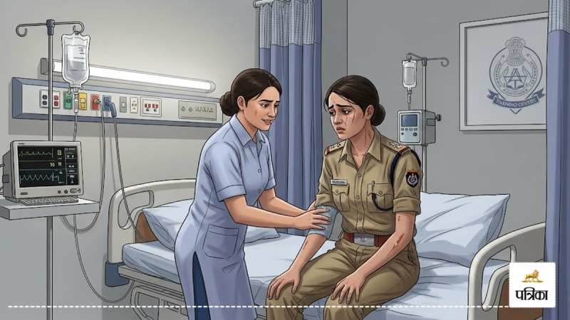 Trainee woman constable health deteriorated in Moradabad