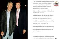 Trump Epstein birthday letter controversy