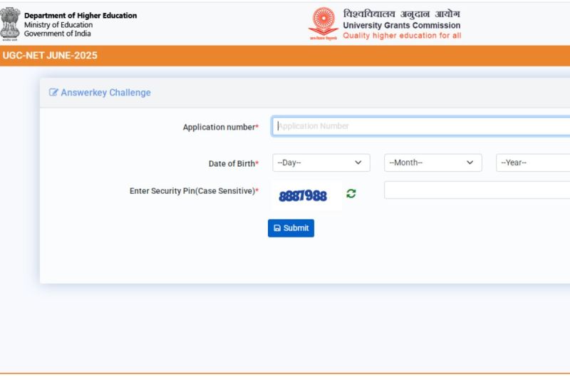 UGC NET Answer Key 2025