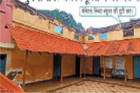 साय अंकल... हमारी भी सुनो! 7 जिलों में 1432 स्कूल जर्जर, 500 करोड़ रुपए का बजट पास, फिर भी काम अधूरा..(photo-patrika)