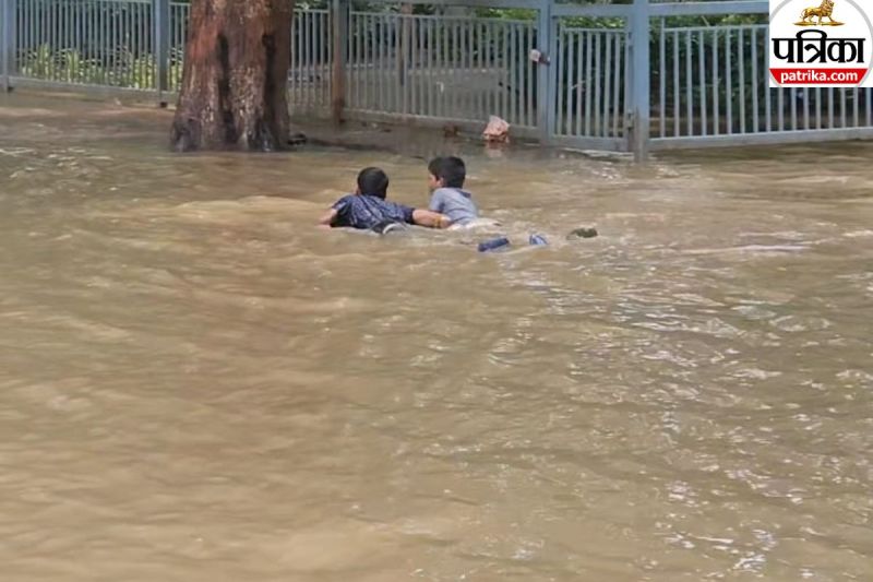Water logging in Patna