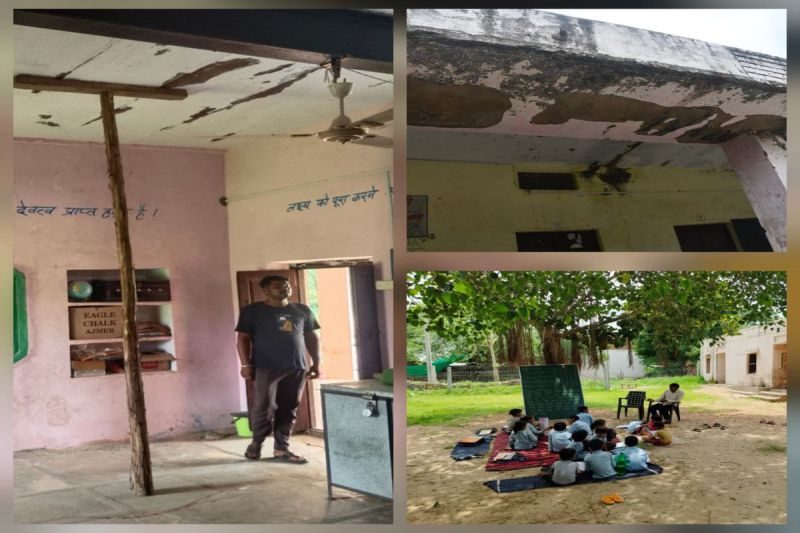 These pictures are scary: Our future forced to study in dilapidated schools