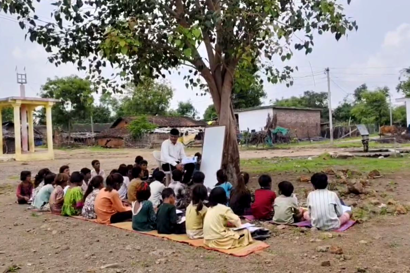 Tribal Childrens Waiting Schools