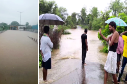 एमपी के इस जिले में मुसलाधार बारिश ने अस्त-व्यस्त किया जनजीवन, घरों से न निकलने
की अपील - image