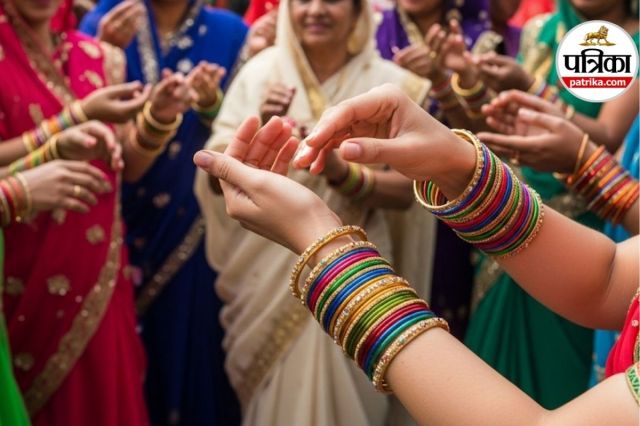Hariyali Teej 2025 special rituals for women फोटो सोर्स – Gemini @AI