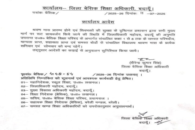 बेसिक शिक्षा परिषद, बदायूं