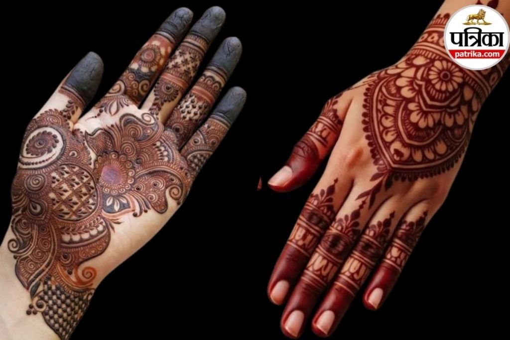 Traditional Indian henna for Teej, latest mehndi design,