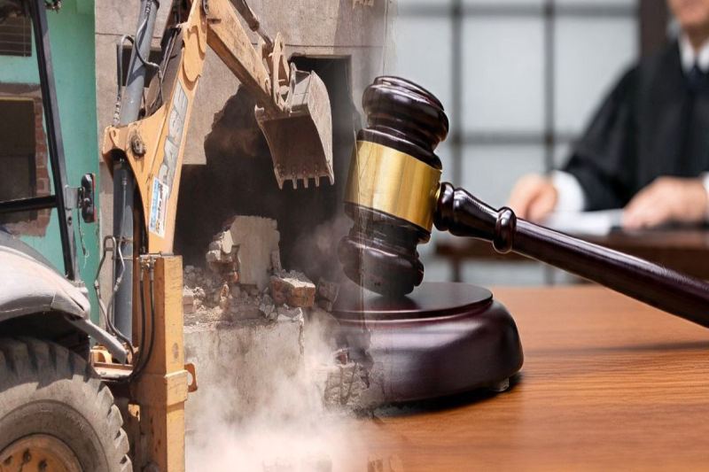 Encroachment will be removed by July 23