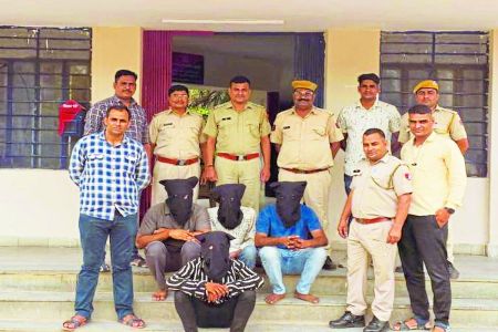 टनल के पास हुई लूट की वारदात का पर्दाफाश,4 आरोपी बापर्दा गिरफ्तार